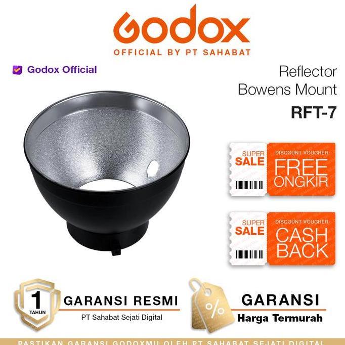 Ghiselijaya_ Godox Rft-7 Reflector สําหรับ Bowens Mount Studio Flash Lights