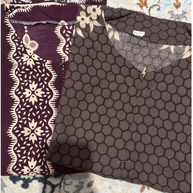 CAMELLIA BOUTIQUE 99 || BUNDLING 2 UMBRELLA DRESS (LINA MAROON+KAMAYLA TAUPE)