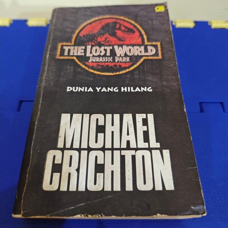 The Lost World Jurassic Park Novel The Lost World Michael Crichton Park หนังสือมือสอง preloved