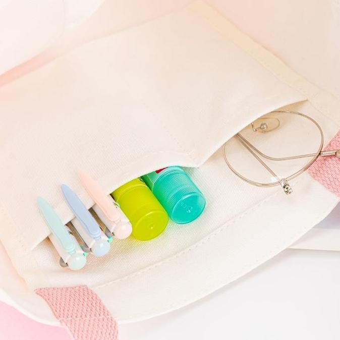 Deli Larva Canvas Bag / Canvas Tote Bag 34X3Cm Eh800