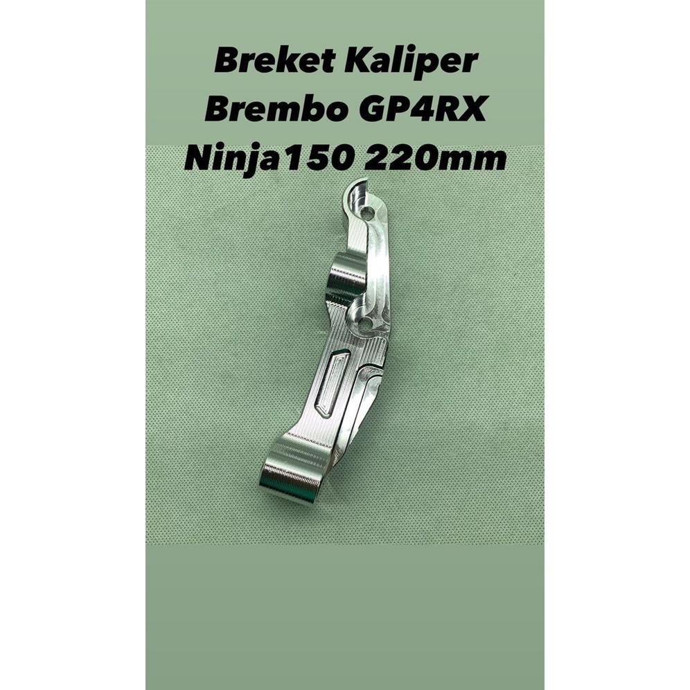 Current 4 ลูกสูบ Caliper Bracket Gp4Rx 100 มม.เบรคอะแดปเตอร์ Gp4-Rx 100 มม.NMax เก่าใหม่ Aerox155 Ni