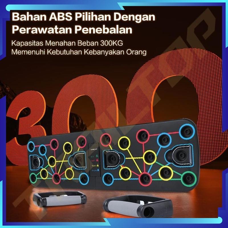 Push Up Board 3 in 1 Multifunctional Home Push Up เครื่องมือ Push Up และความต้านทาน Band เครื่องมือ 