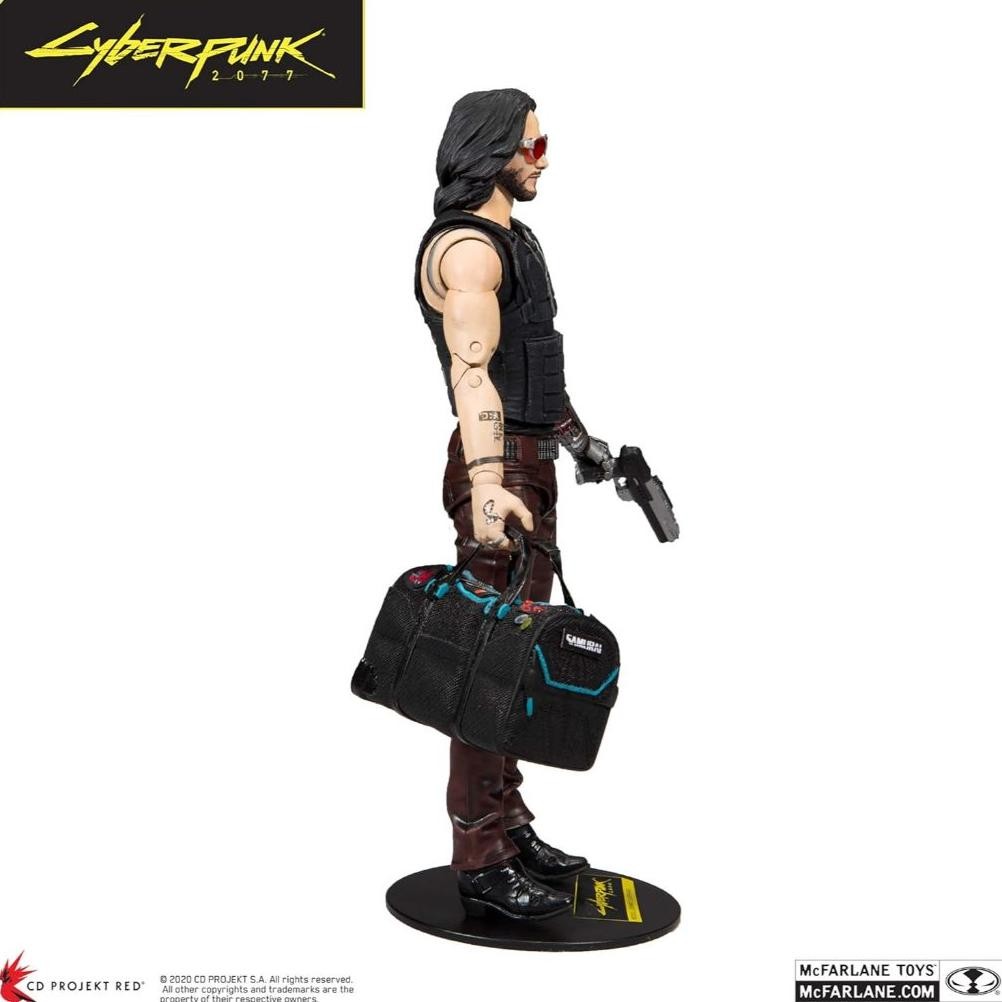 ของเล่น MCFARLANE CYBERPUNK 2077 JOHNNY SILVERHAND VARIANT ACTIONFIGUR ผลิตภัณฑ์ดั้งเดิม