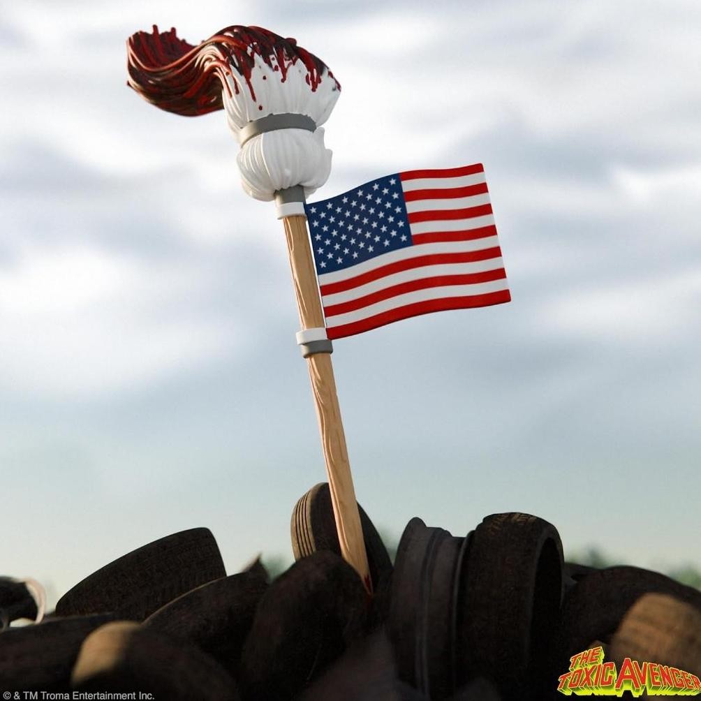 สุดยอด7 สุดยอด! TOXIC AVENGER (FILMIONON) 17.8 CM GROSE TOXIC AVENGER ACTIONFIGUR NIT ZUBHR,