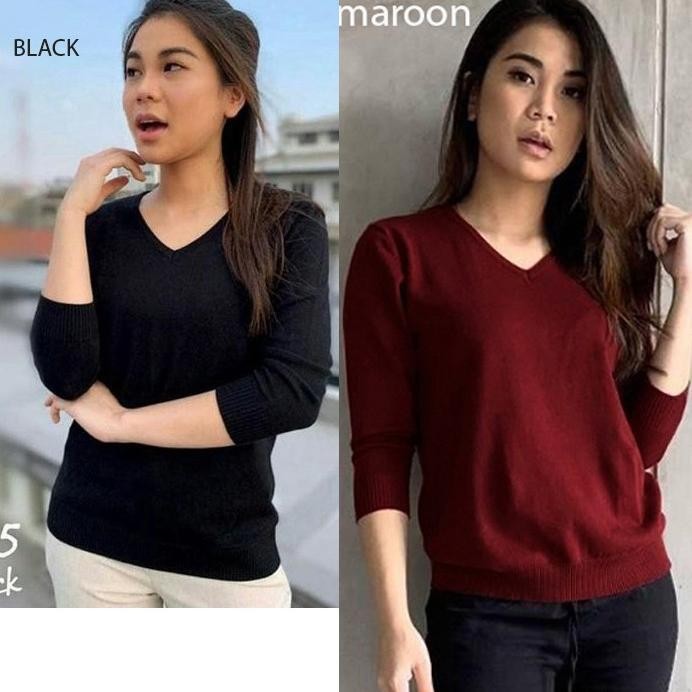 MFS V คอถักแขน sesiku / เสื้อถัก sesiku (182)