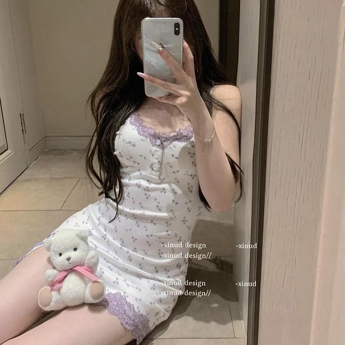 PFS ชุดเดรสสั้นสตรี DS-2377 เซ็กซี่ลูกไม้ชุดสะโพก Bodycon V คอเซ็กซี่ชุดผ้าไหมนมสลิง Slim-fit Mimon 