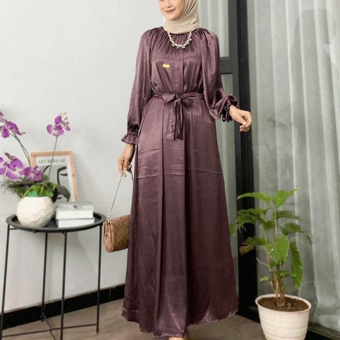 SF LUXURY PLAIN GAMIS MATT CRADENZA SILK SOFT LUXURY SHIMMER SHIMMER