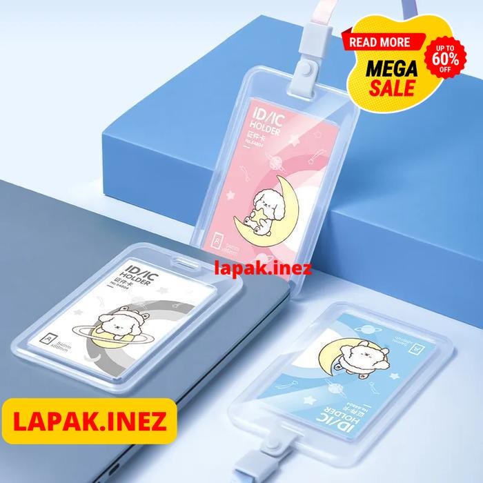 DELI 64804 ID/IC SET ID CARD HOLDER COVER CARD FRAME BY INEZ COLLECTION