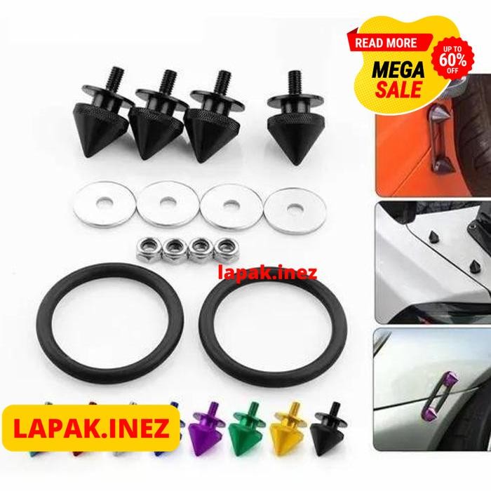 QUICK RELEASE FASTENER HOOK BUMPER GUARD รถ PASSWORD JDM โดย INEZ COLLECTION