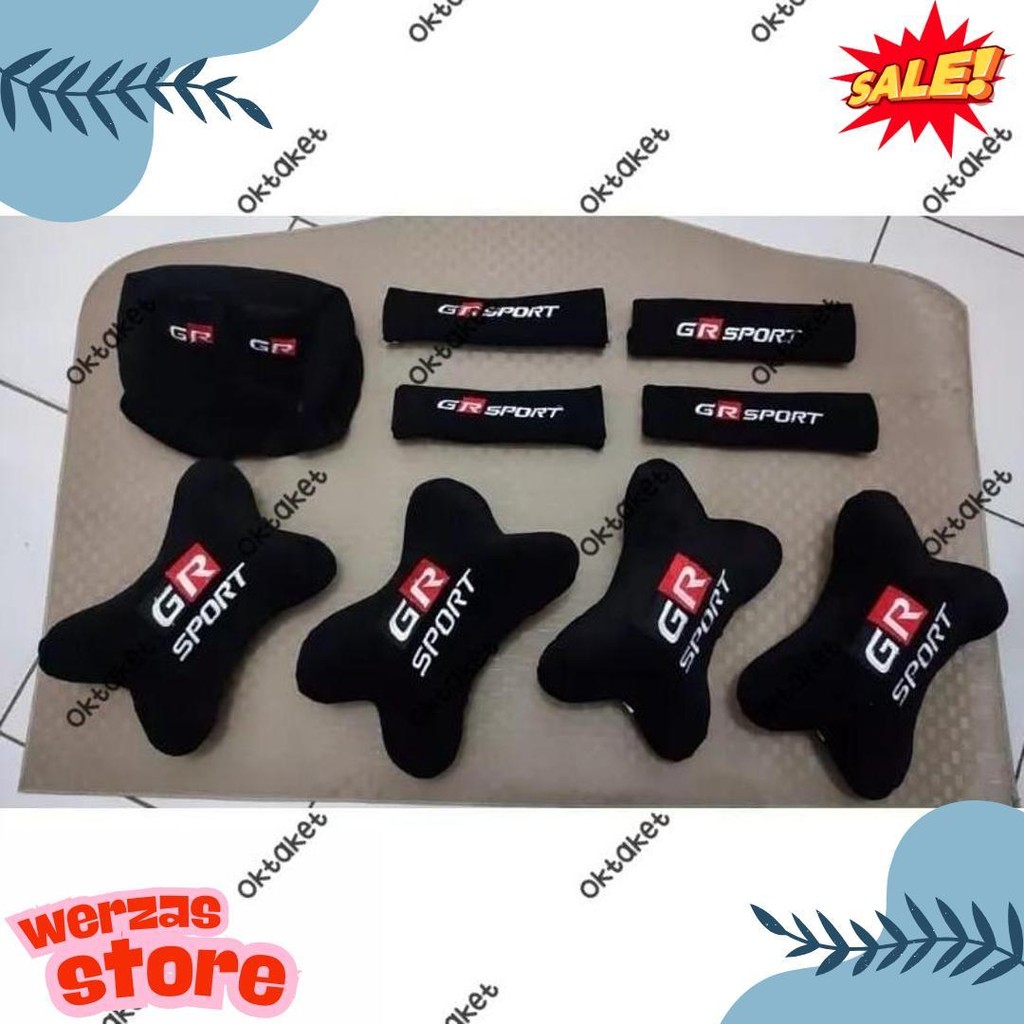 หมอนในรถยนต์ 9 In 1 พร้อม Gr Sport Writing Universal Car Sr
