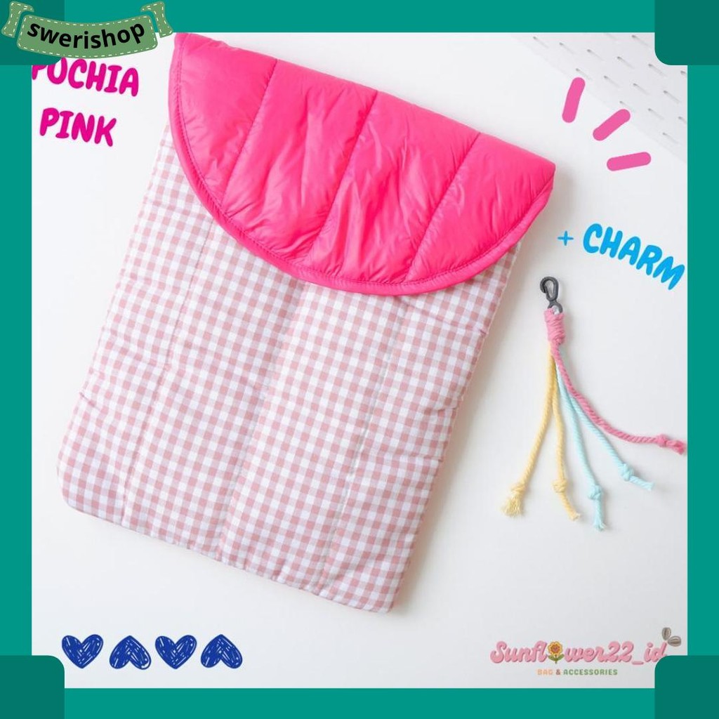 Sunflower Puffy Laptop Sleeve | ปลอกแล็ปท็อป | กระเป๋าแล็ปท็อป