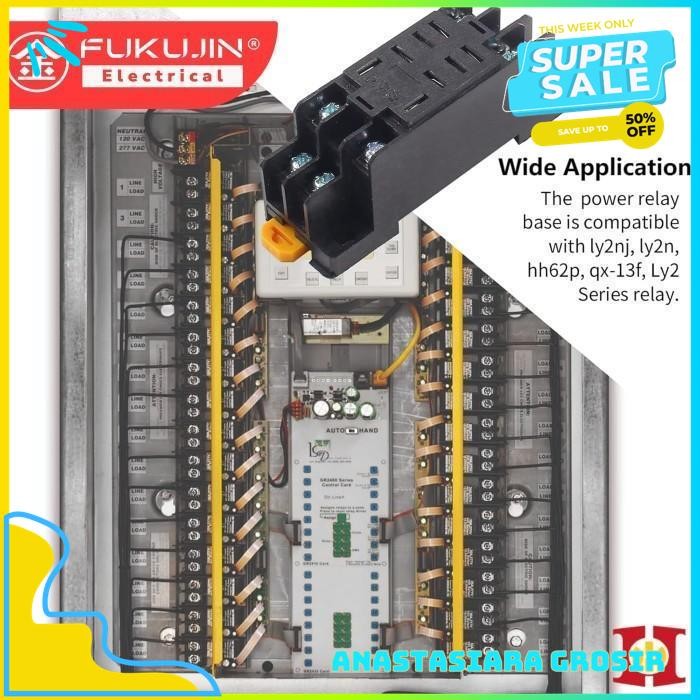 FUKUKAWA SOCKET RELAY MOUNTING SOCKET RILAY 8 PIN LEGS PYF08A PTF08A MY2 MY2N MY2 LY2N LY2NJ POWER D