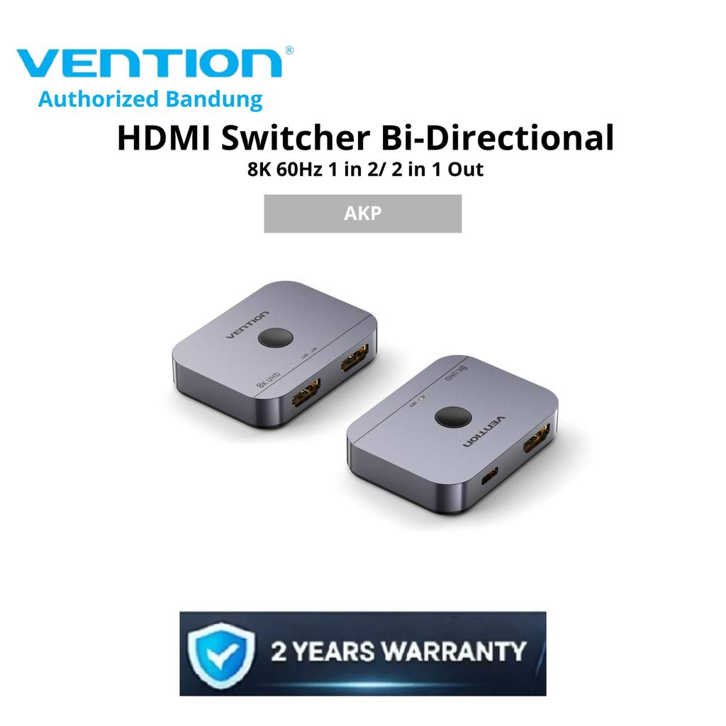 VentIon HDMI Switcher 8K 60Hz พร้อมแหล่งจ่ายไฟ - AKP