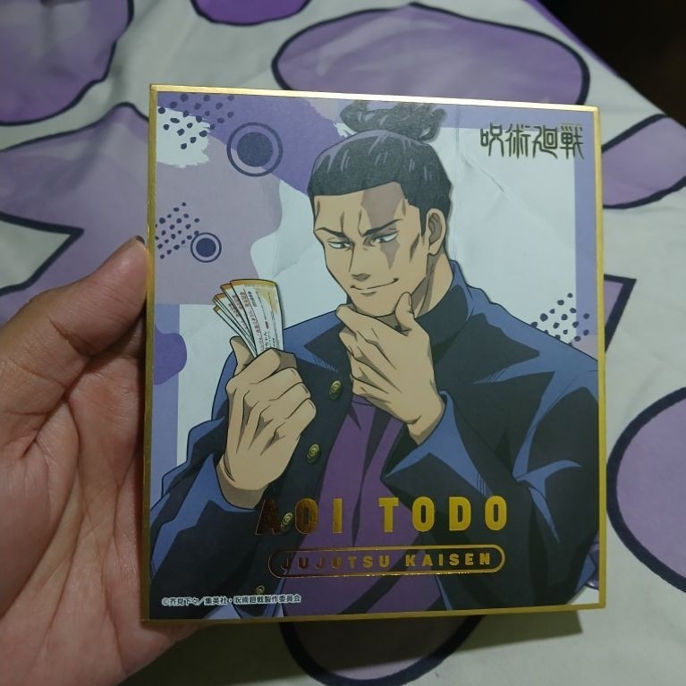 Bandai Namco Jujutsu Kaisen Aoi Todo Shikishi สินค้าอนิเมะอย่างเป็นทางการ