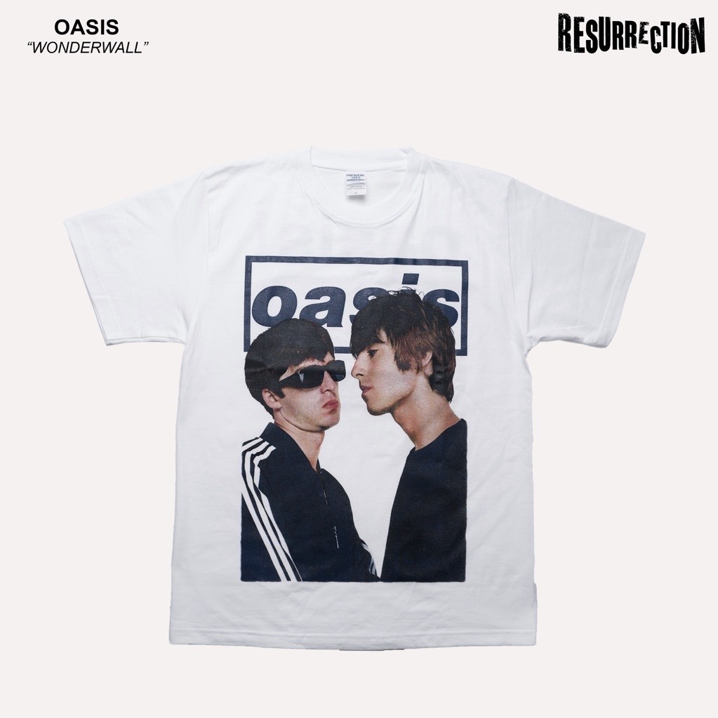 OASIS WONDERWALL เสื้อยืด สีขาว | ผ้ารัดประสิทธิภาพ