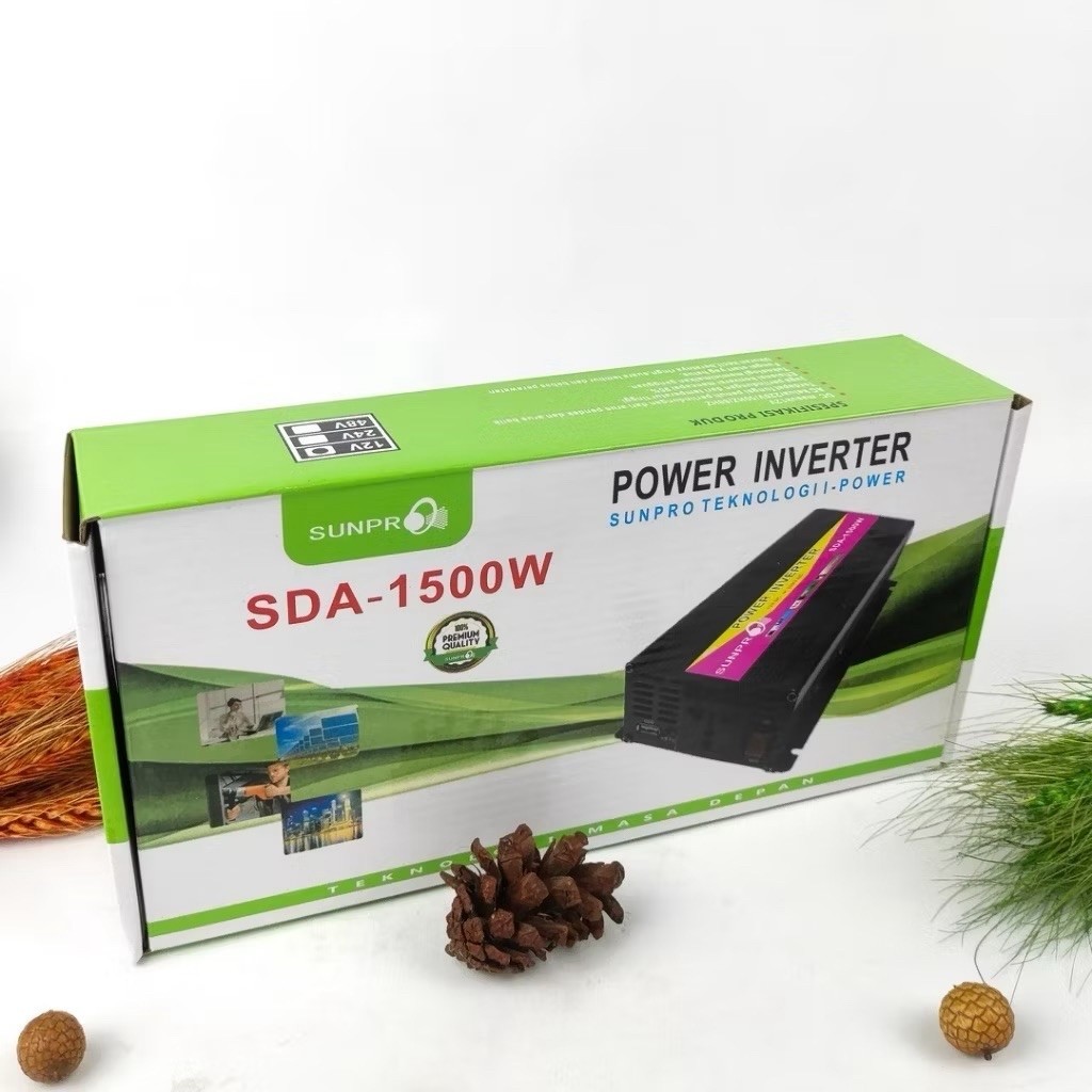 SUNPRO Power Inverter 1500W Inverter sda 1500 | อินเวอร์เตอร์ไฟ DC เป็น AC 1500 วัตต์