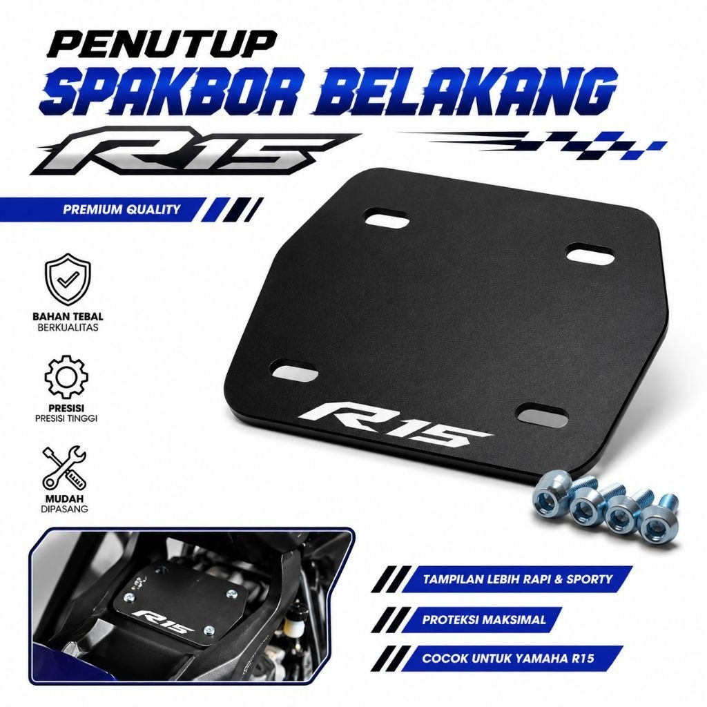 UNDERTAIL R15 V3 V4 PLUS ACRYLIC BOLT COVER Fender Hole R15 V3 V4 ACRYLIC PLUS BOLT