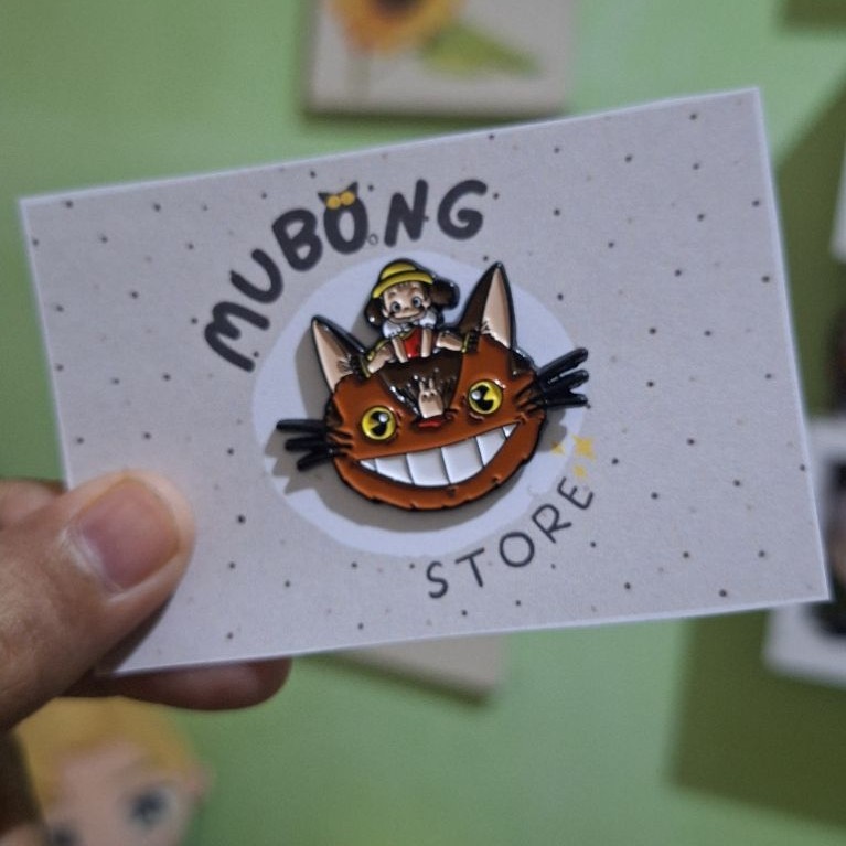 My Neighbor Totoro Ghibli Cat Bus เข็มกลัดเคลือบ