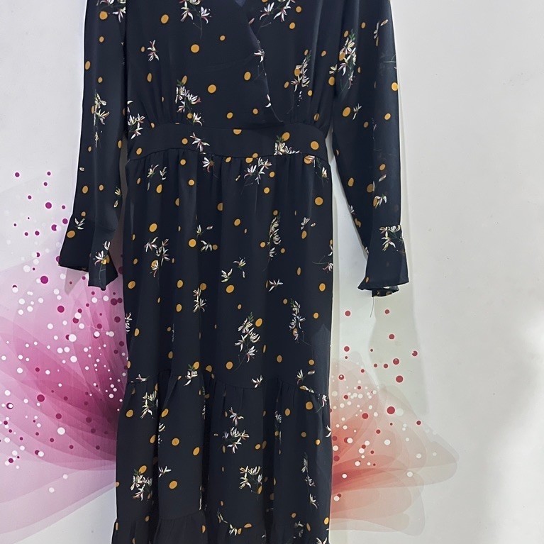 LONG VINTAGE DRESS LONG DRESS VINTAGE MOTIF LONG GAMIS DRESS สําหรับ WEDDINGS LONG DRESS WITH MOTIF