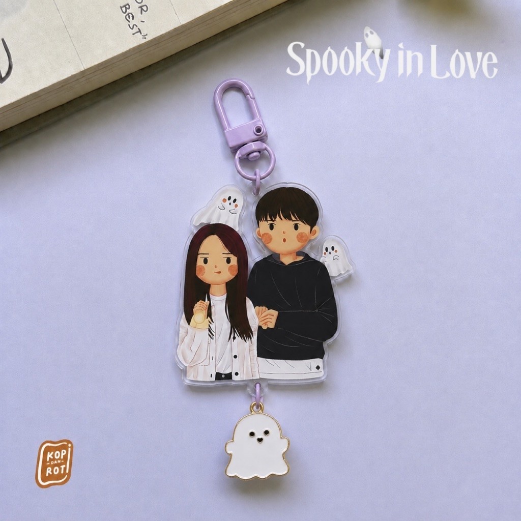 GANTUNGAN SPOOKY IN LOVE พวงกุญแจ kdrama พวงกุญแจละครเกาหลี กระเป๋าน่ารัก Charm