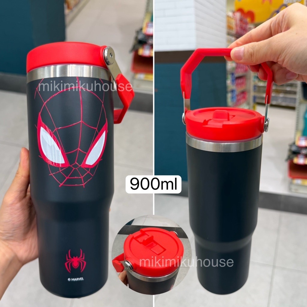 MARVEL SPIDER-MAN TUMBLER ขวดดื่มสแตนเลส VACUUM FLASK SPIDER MAN MRDIY BOTTLE MINISO SPIDER-MAN BOTT