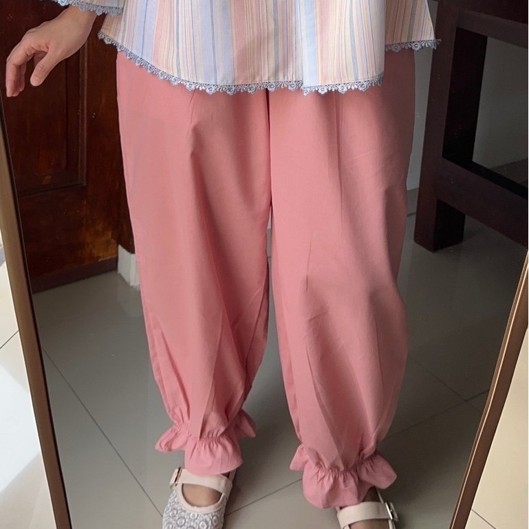 กางเกงบอลลูน Ilona | กางเกงบอลลูนระบายผู้หญิง