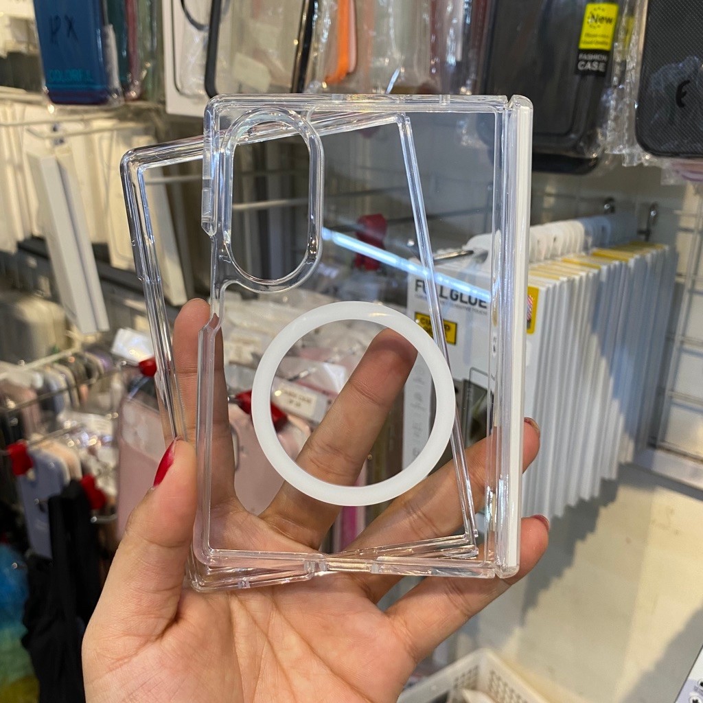 CLEAR MAGSAFE DUX DUCIS SAMSUNG Z FOLD 8 WIDE SOFT CASE CLEAR MAGNETIC SAMSUNG Z FOLD 8 WIDE