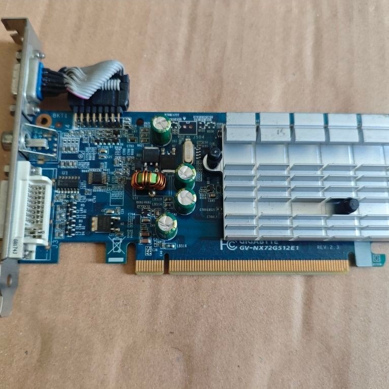 NVDIA Geforce 7300/7200 GS 128MB DDR2 32 บิต VGA เก่า