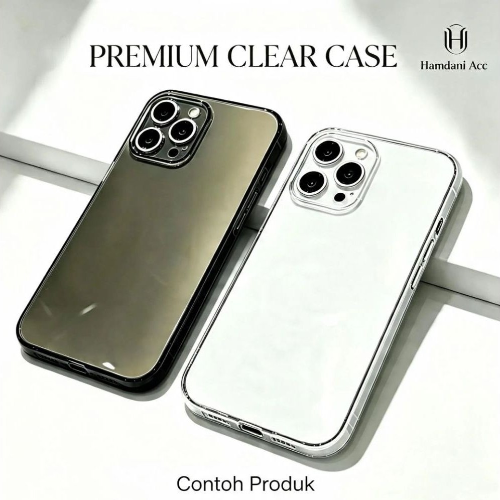 [Hamdani]SoftCase Casing Clear Black Redmi 15C/14C 4G/Note 14/Note 14 Pro/Redmi 13 4G/Note 13R/RM RM