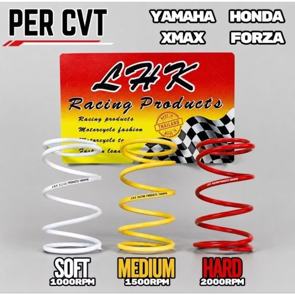 Xmax 1000 rpm 1500 rpm 2000 rpm original LHK Racing Cvt Spring
