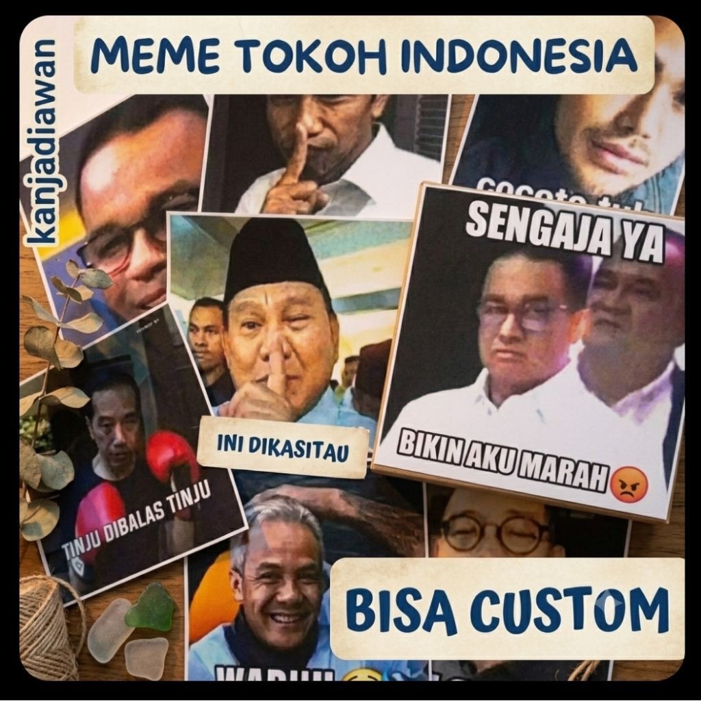 สติ๊กเกอร์ Meme รูปอินโดนีเซียแบบกําหนดเอง