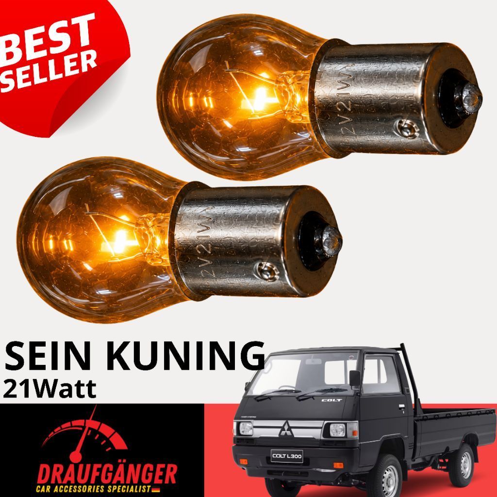 OEM L300 ไฟเลี้ยวมาตรฐาน สีอําพัน 21Watt 12v รับประกัน 1 ปี PnP Mitsubishi