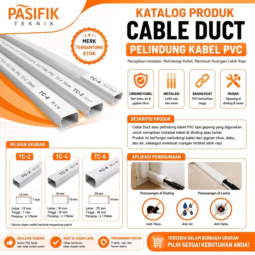 TC Cable protection Cable cover Cable Duct Tc 2 Tc 4 Tc 6
