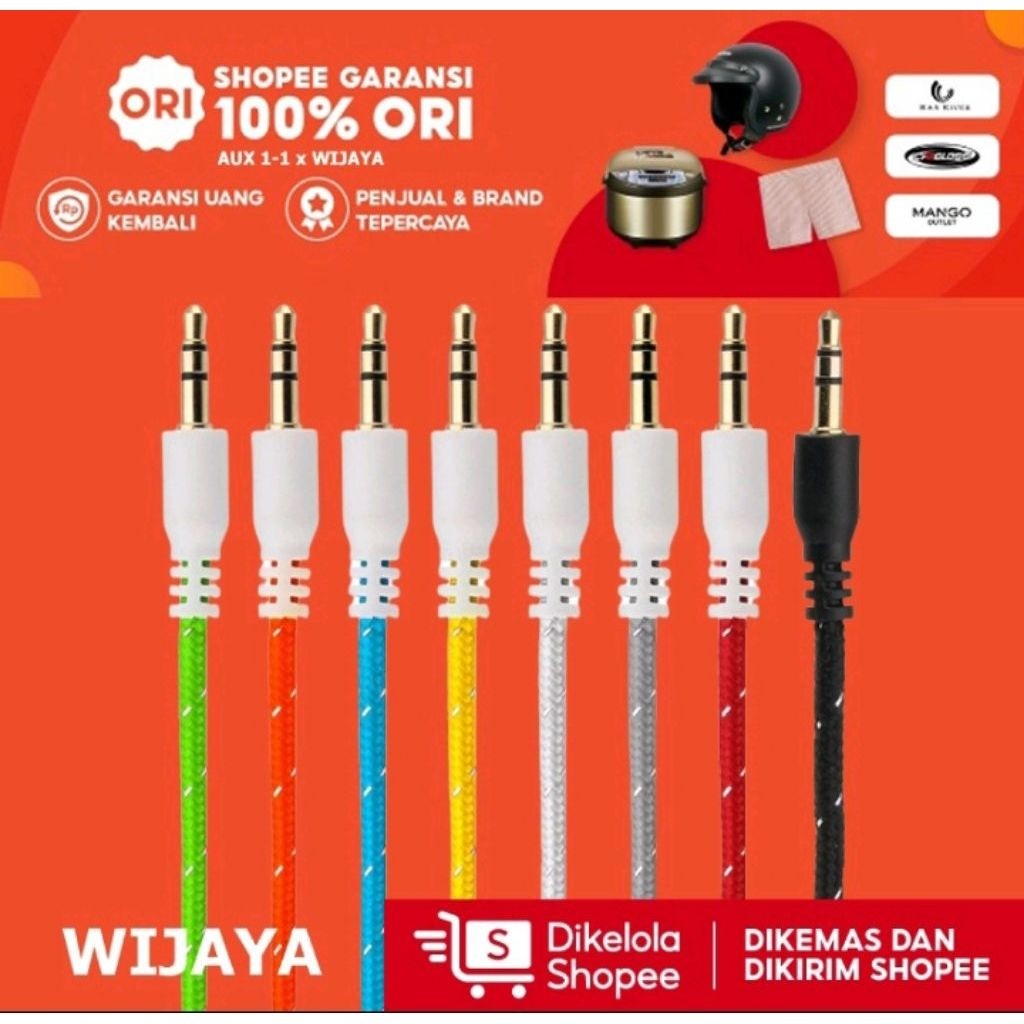 1 IN 1 สาย AUX 1 เมตรรองเท้า STRAP 1IN1 สาย AUX 1 IN 1 AUX 1-1 SHOE STRAP รุ่นยาว 1 เมตร ORIGINAL