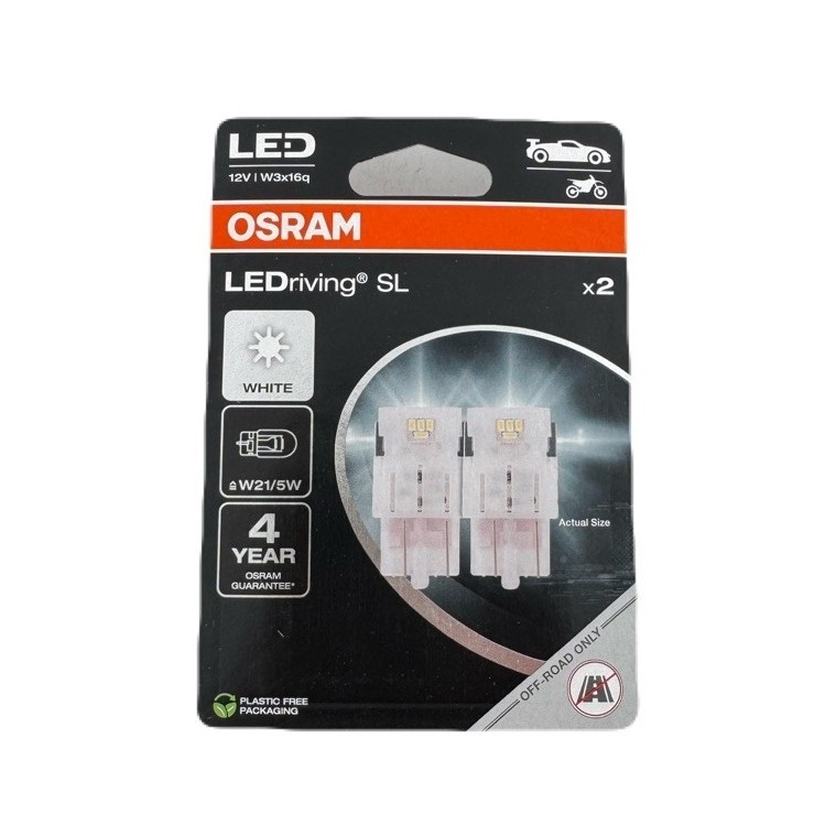 Toyota Innova Reborn & All New Fortuner Type G Dusk Lights - Osram LED T20 White 7515DWP