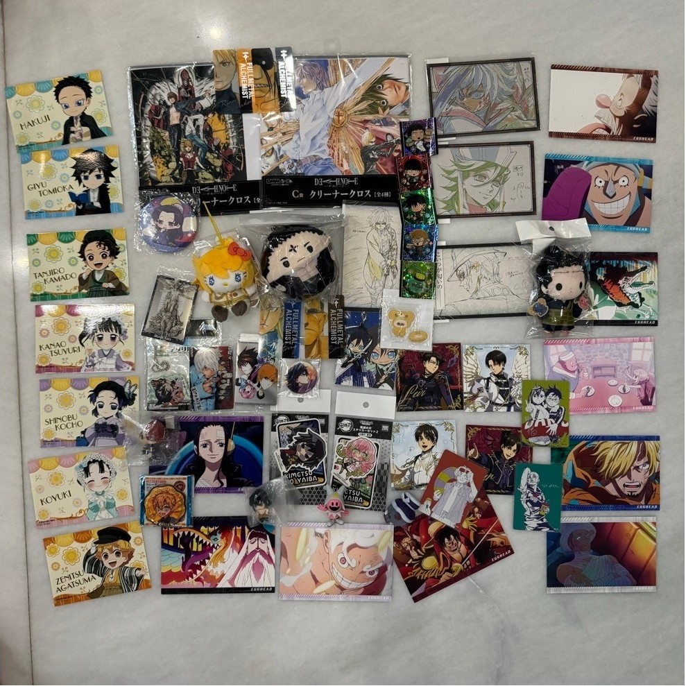 Death Note Hunter x Hunter Demon Slayer One Piece Jujutsu kaisen rose of versailles Pharmacy Diaries
