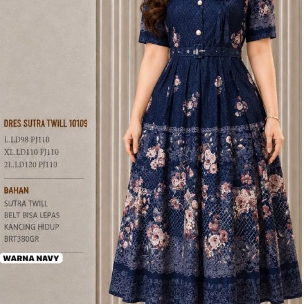 [FZ][L-2L] SILK DRESS