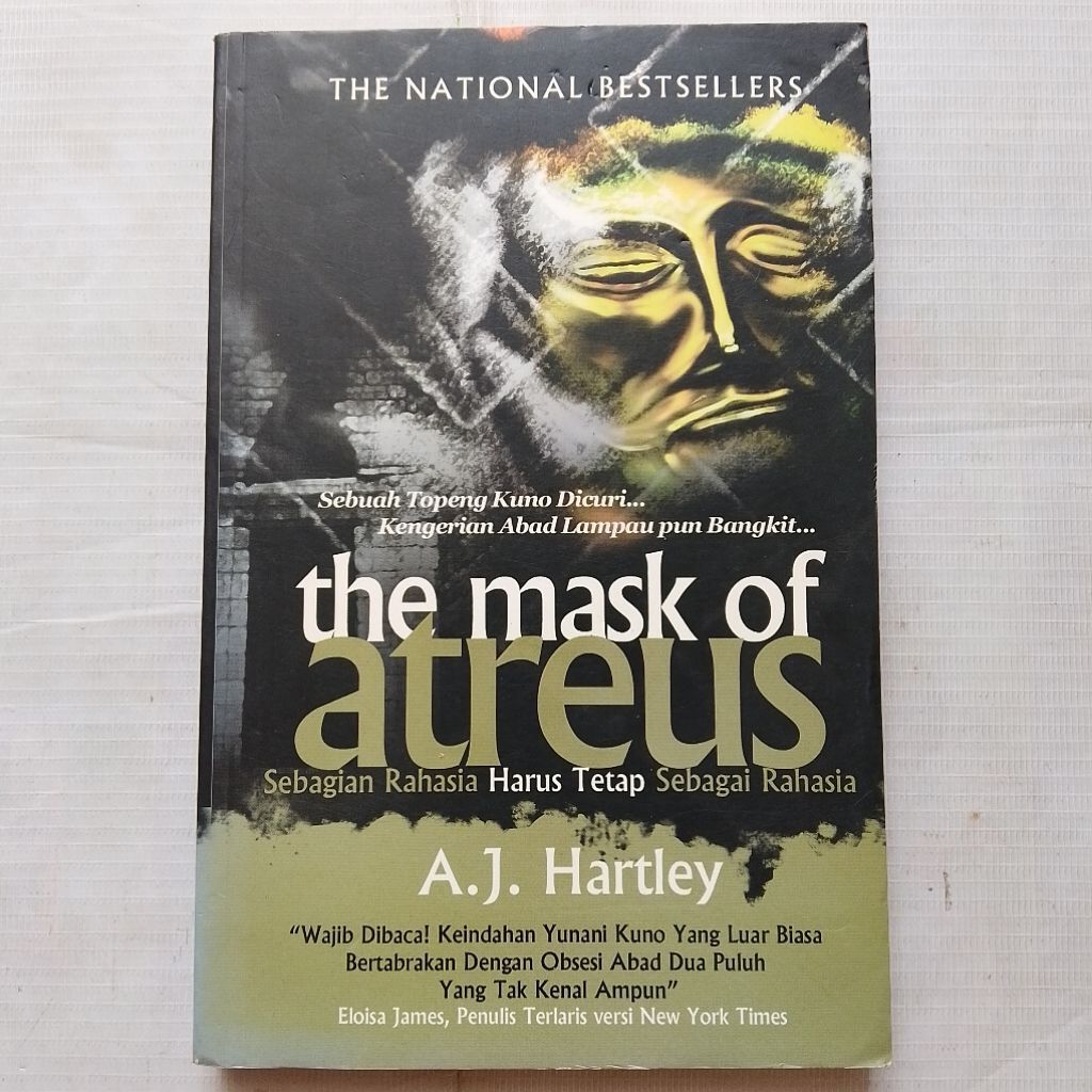 นวนิยายมือสองต้นฉบับ THE MASK OF ATREUS โดย AJHartley