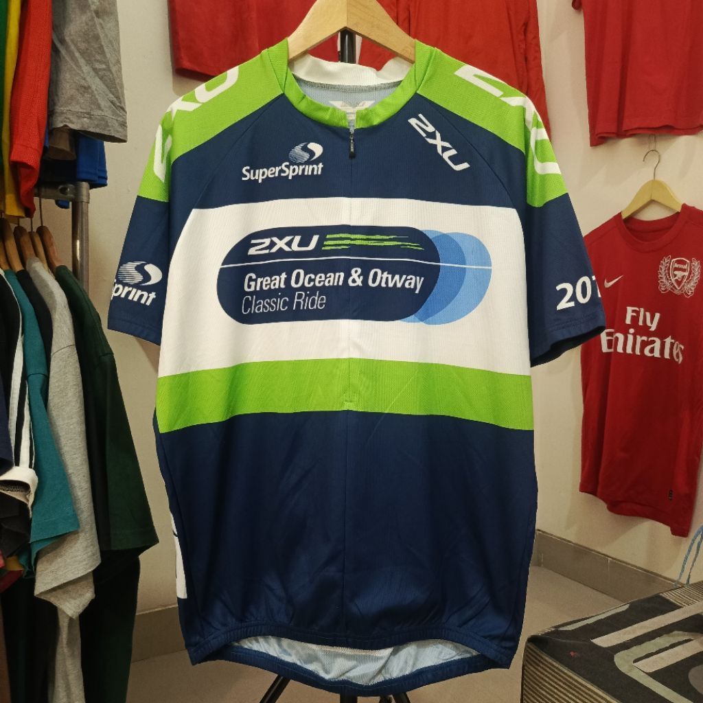 เสื้อเจอร์ซีย์นักปั่นซิป Ride 2XU Size XL