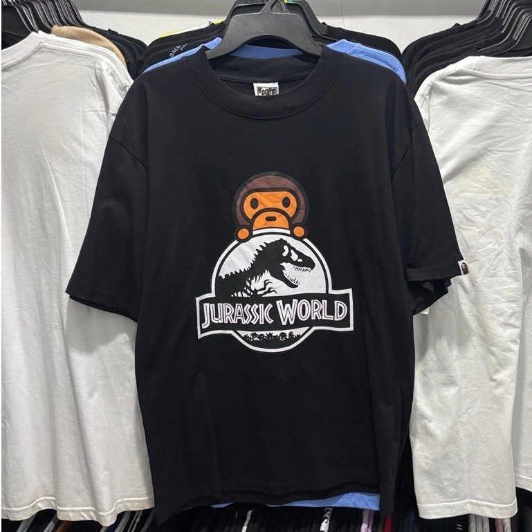 เสื้อยืด Bape JurassicWorld มือสอง