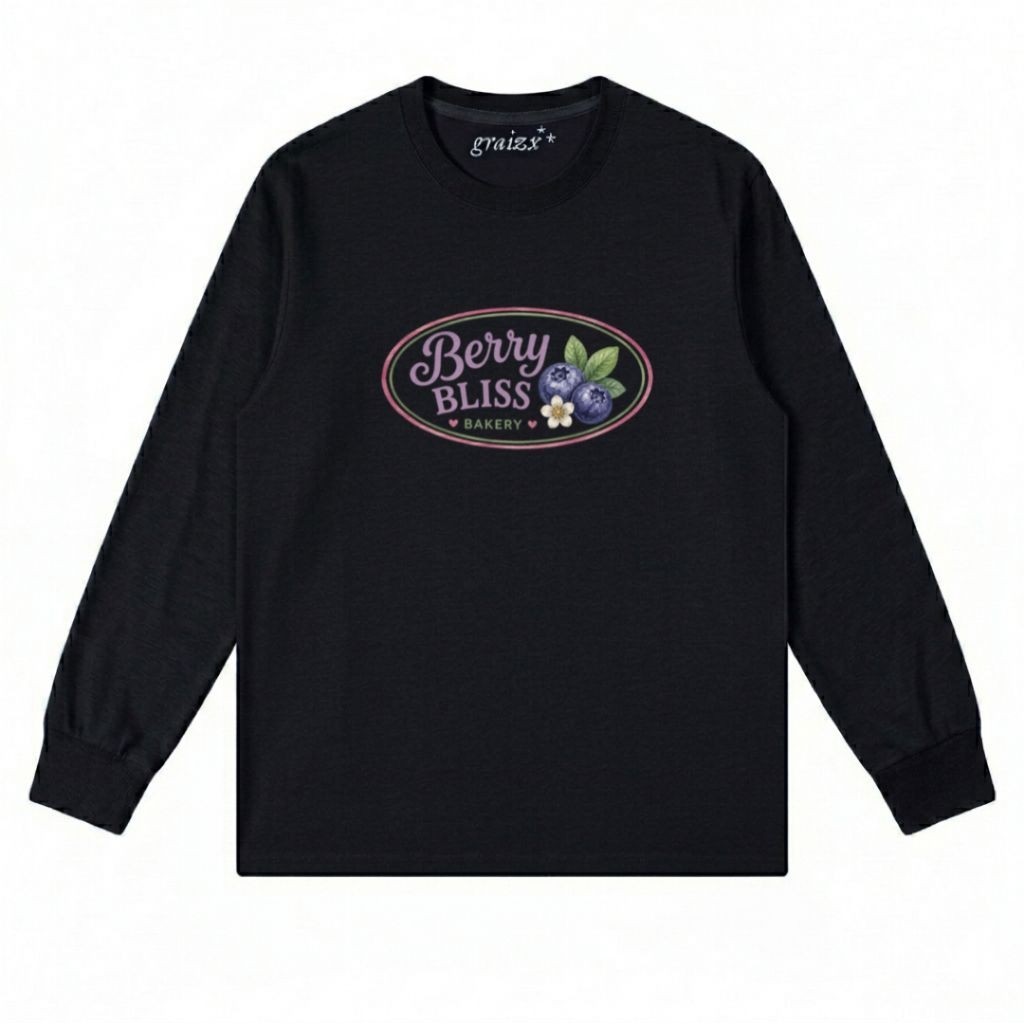 Graizx - แขนยาว Berry Bliss Black