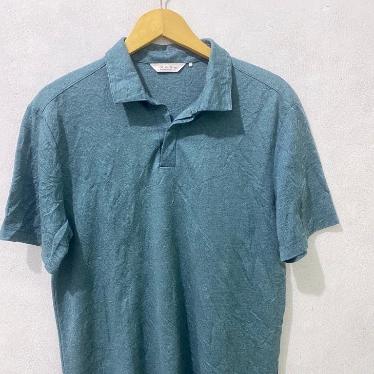 เสื้อโปโลแขนสั้นผู้ชาย OLZEN สี Casual