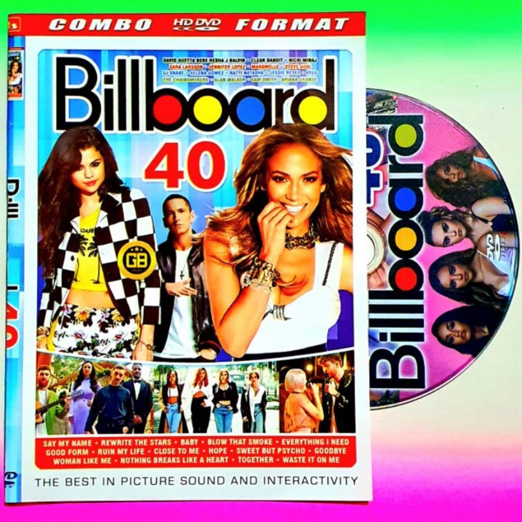 WESTERN POP SONGS DVD CASSETTE BILLBOARD - DVD CASSETTE FOR CARS WESTERN SONGS - WEST SONGS DVD - DV