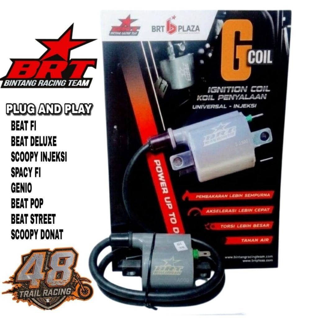 BRT COIL G-SUPER INJECTION BEAT FI BEAT DELUXE SCOOPY INJECTION SPACY FI GENIO BEAT POP BEAT STREET 