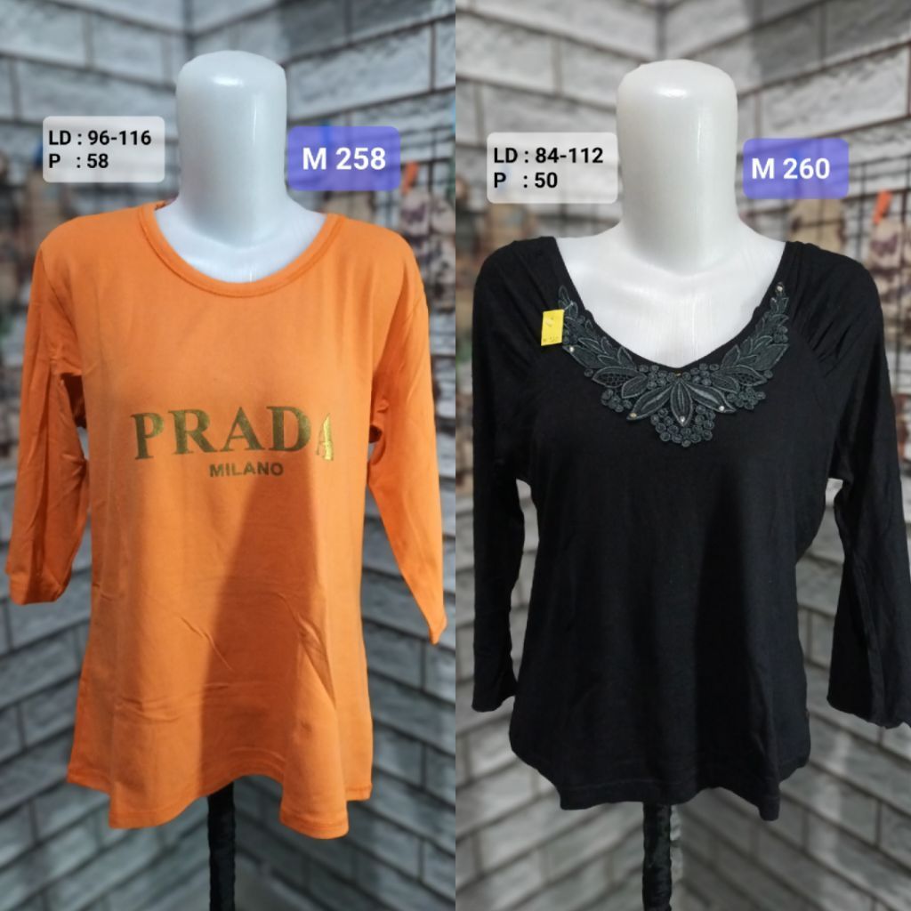 เสื้อเชิ้ตผู้หญิง M 258 & M 260