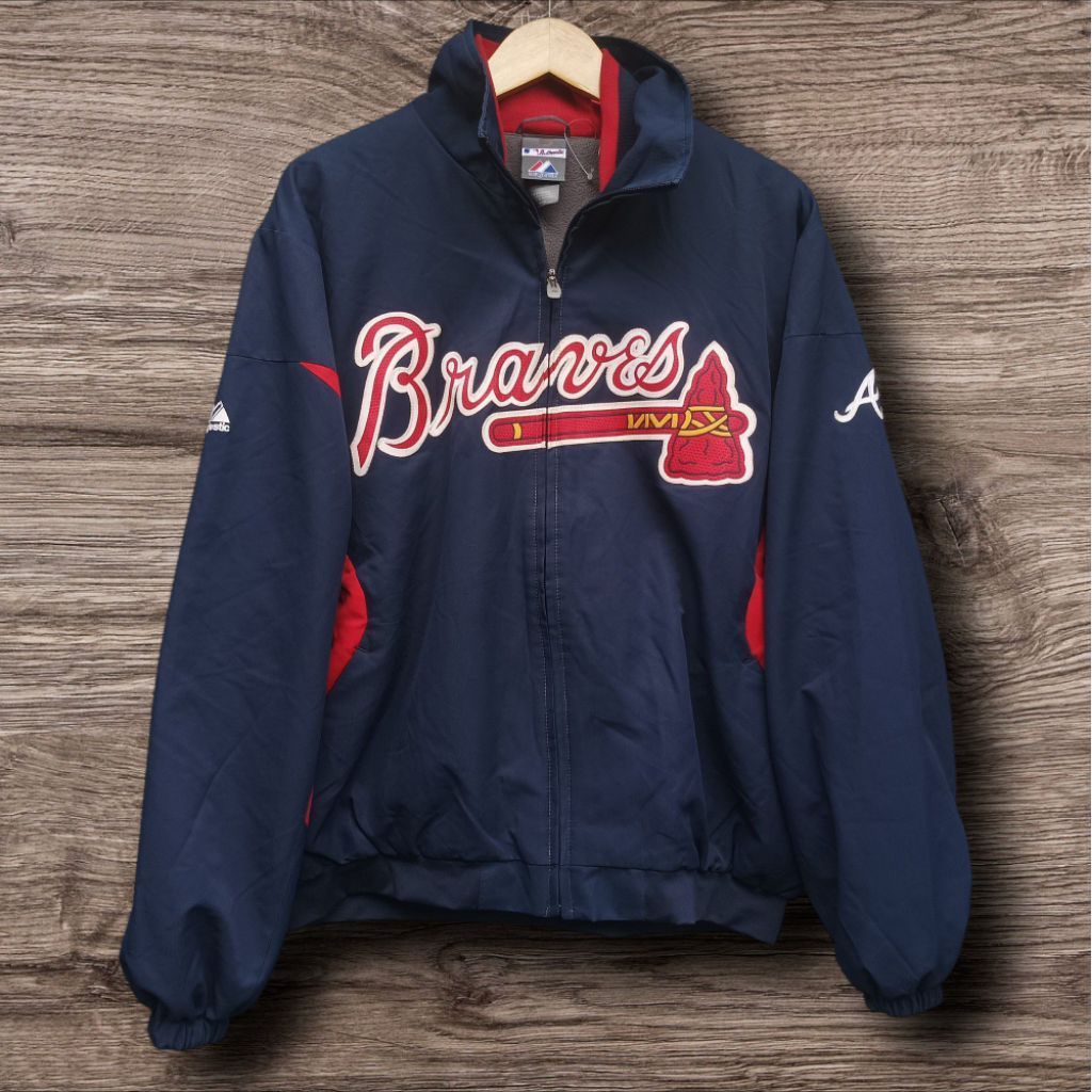 Atlanta Braves MLB Therma Base Jacket โดย Majestic