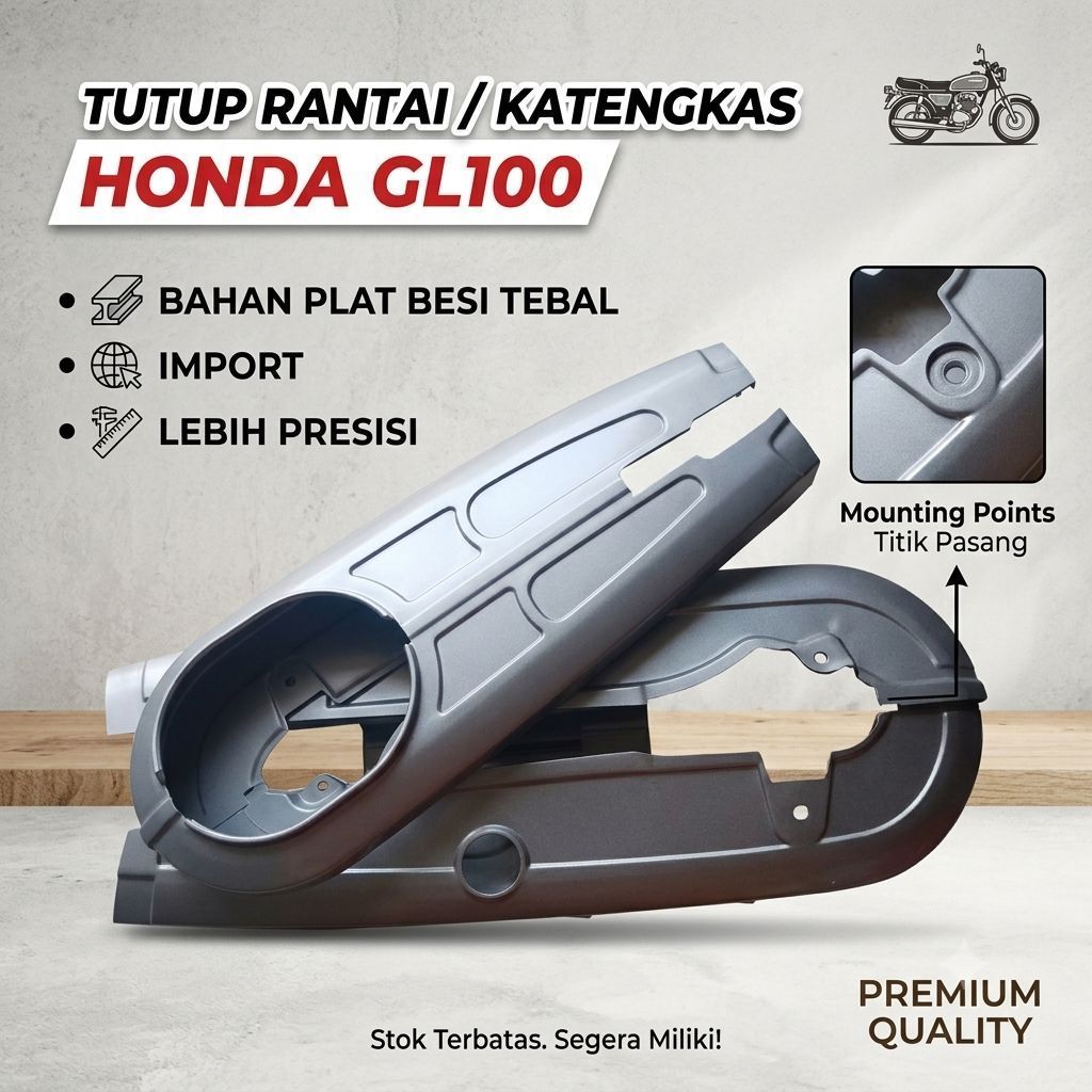 ครอบโซ่ Honda GL100 Honda GL100 katengkas
