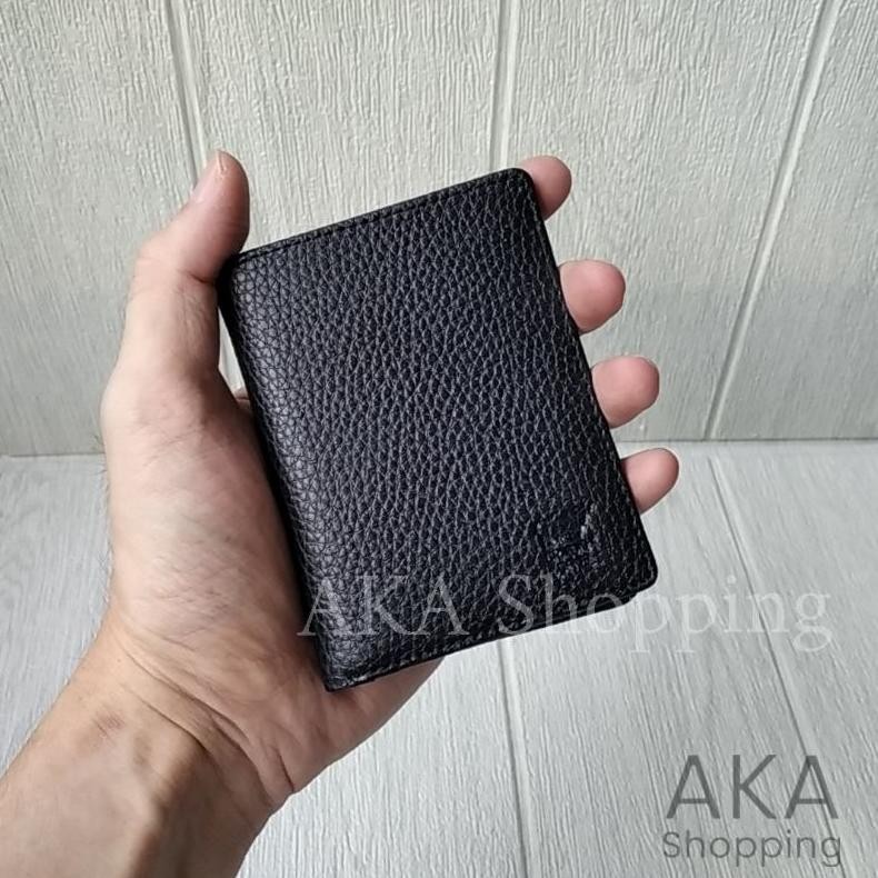 Bf888S [Dk Dku] Card Wallet Mini Cardholder Atm Wallet หนังแท้ Fg-80
