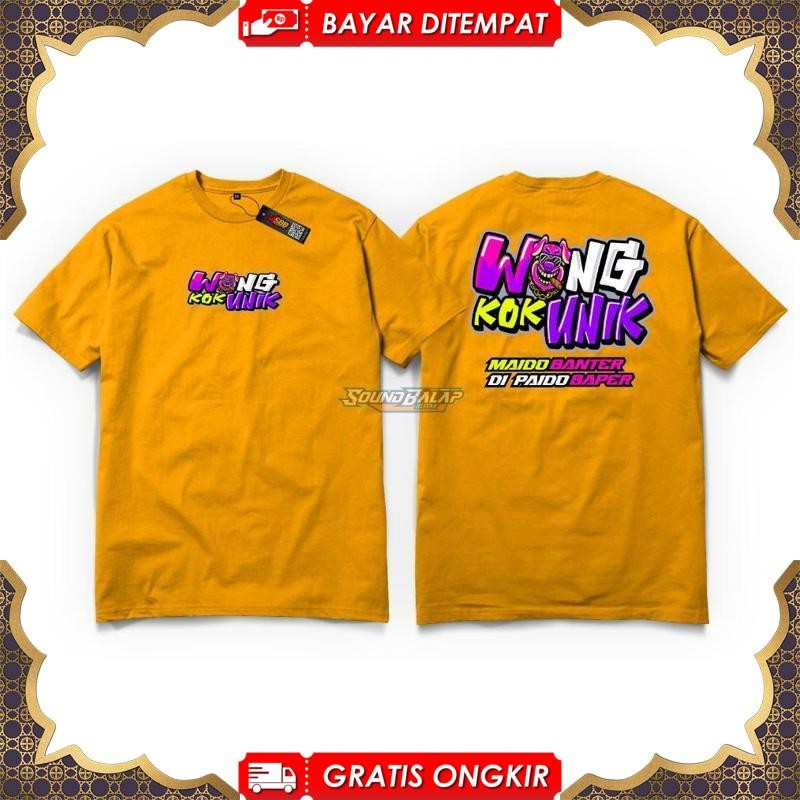 KATUN BUY NOW VIRAL เสื้อยืด UNIQUE WONG KOK WORDS DISTRO COTTON Viral ล่าสุดอินเทรนด์ 2025 OI-99