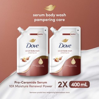 Dove Serum Body Wash Pro-Ceramide - Pampering Care 400ml Twinpack (x2)